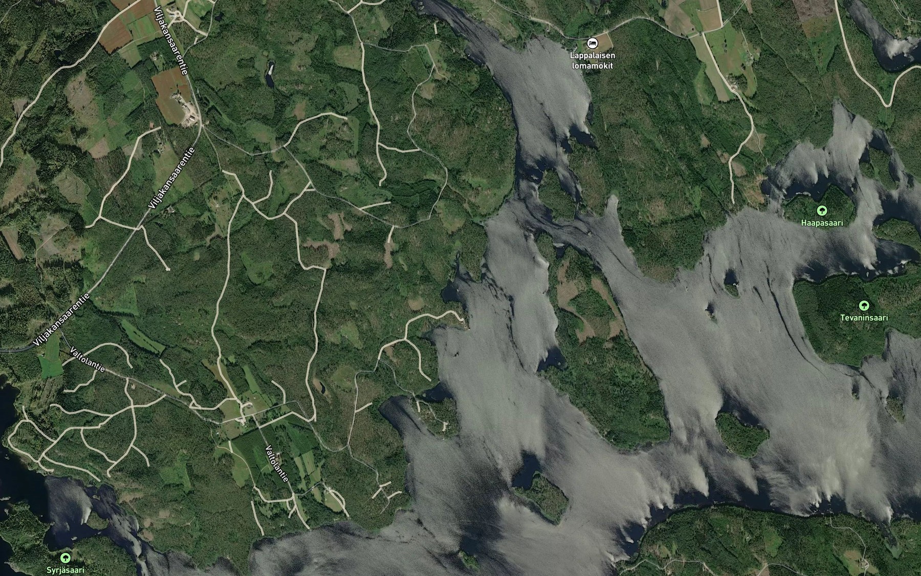 Satellite map of the Inginlahti