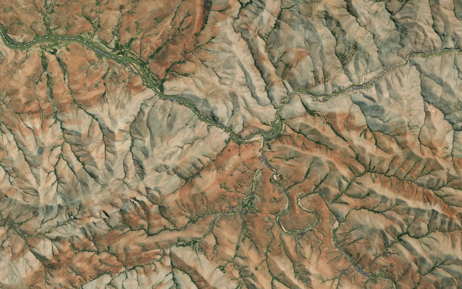 Satellite map of the Ikoly
