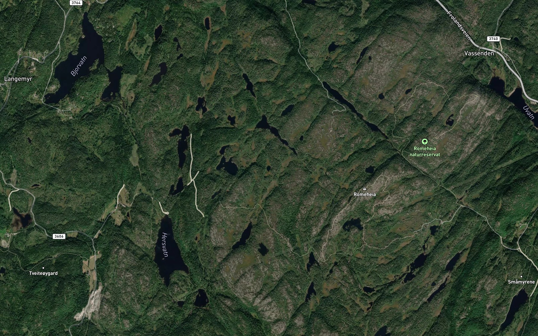Satellite map of the Steintjenn