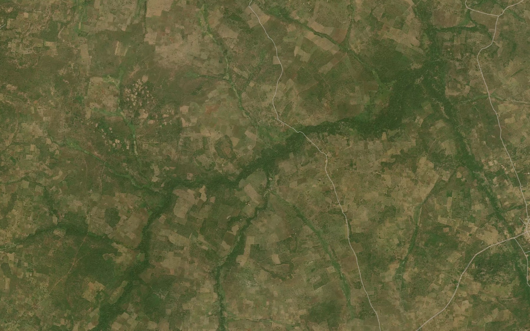 Satellite map of the River Janburuku