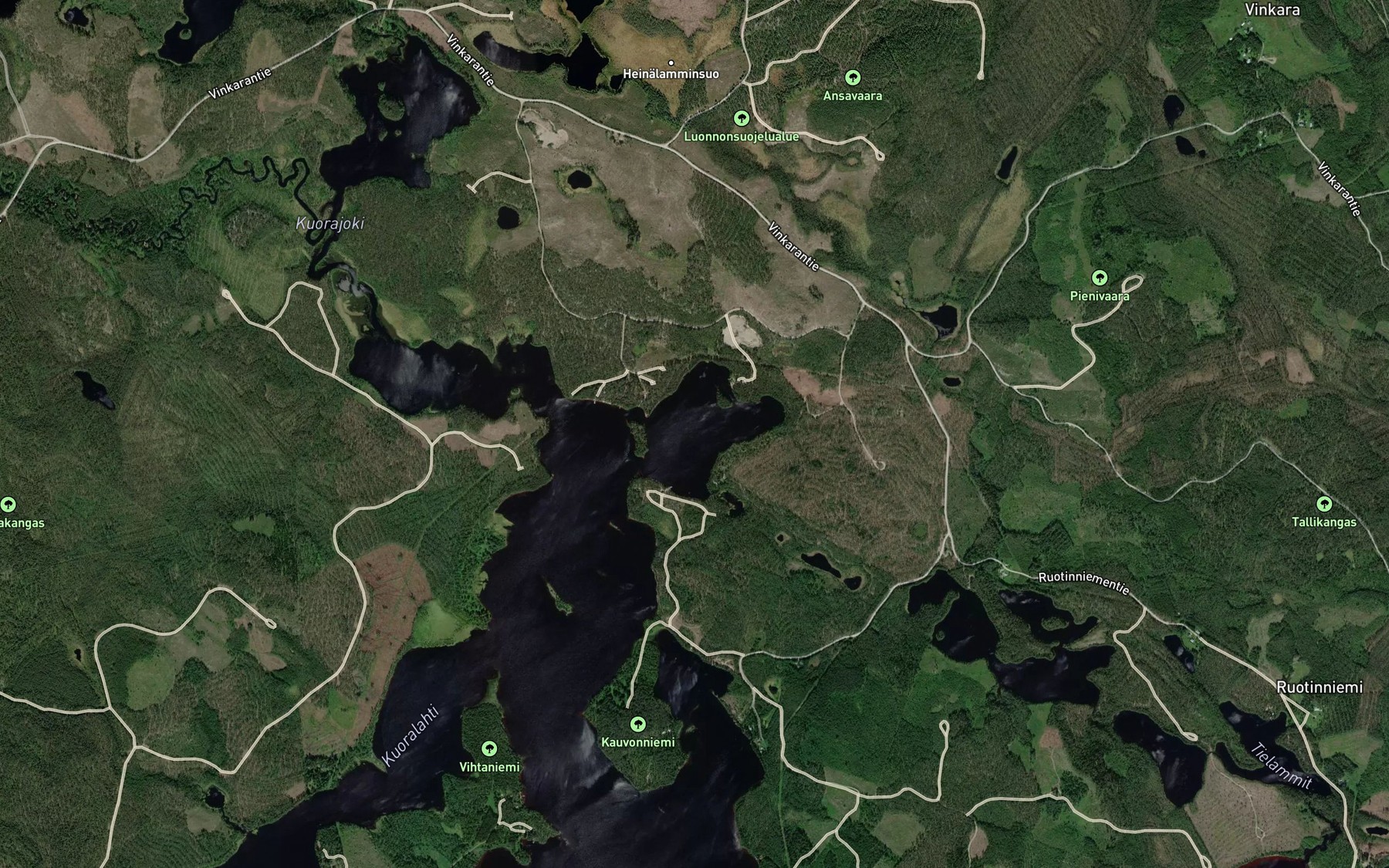 Satellite map of the Kotalahti