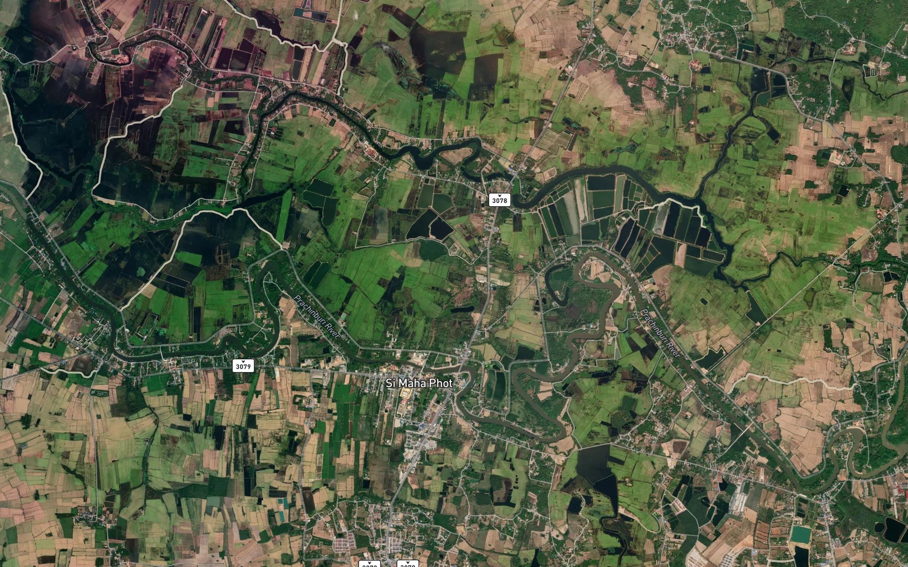 Satellite map of the Nong Bon