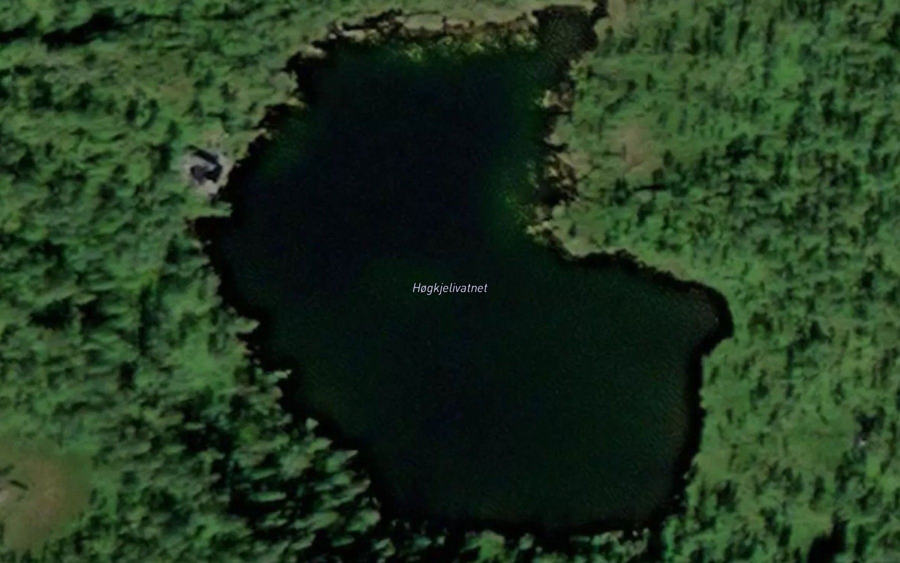Satellite map of the Hogkjelivatnet