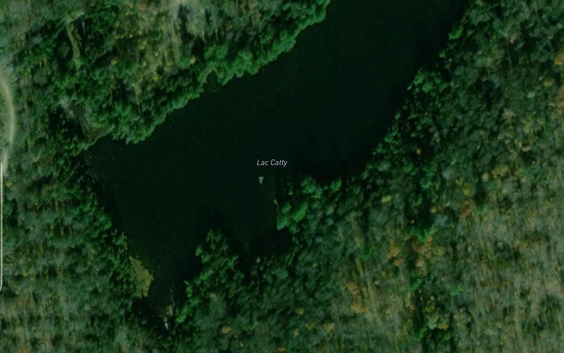 Satellite map of the Lac Merrain