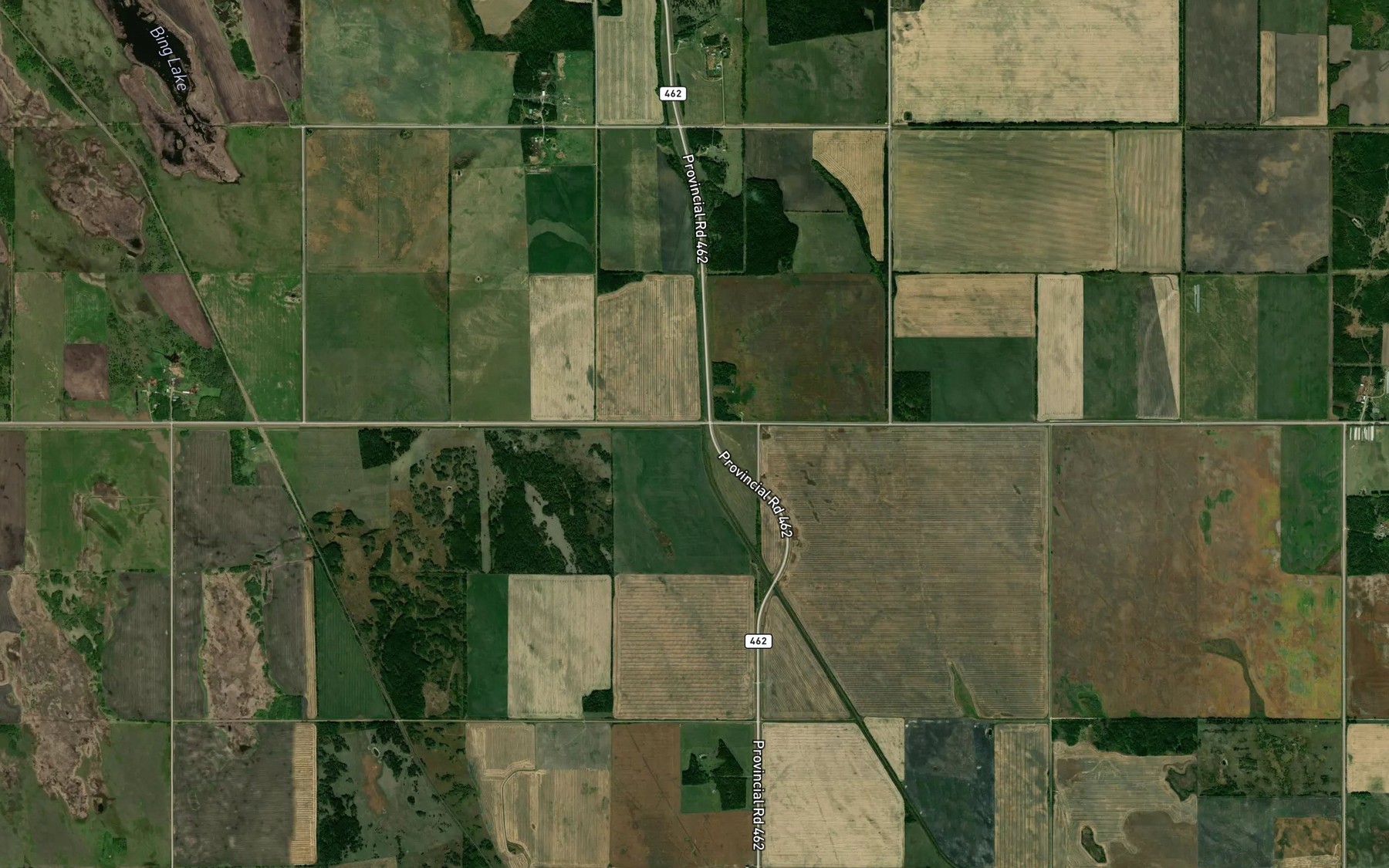 Satellite map of the Correction Line Drain