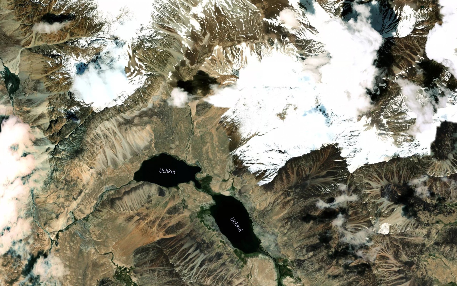 Satellite map of the Ozera Kulin