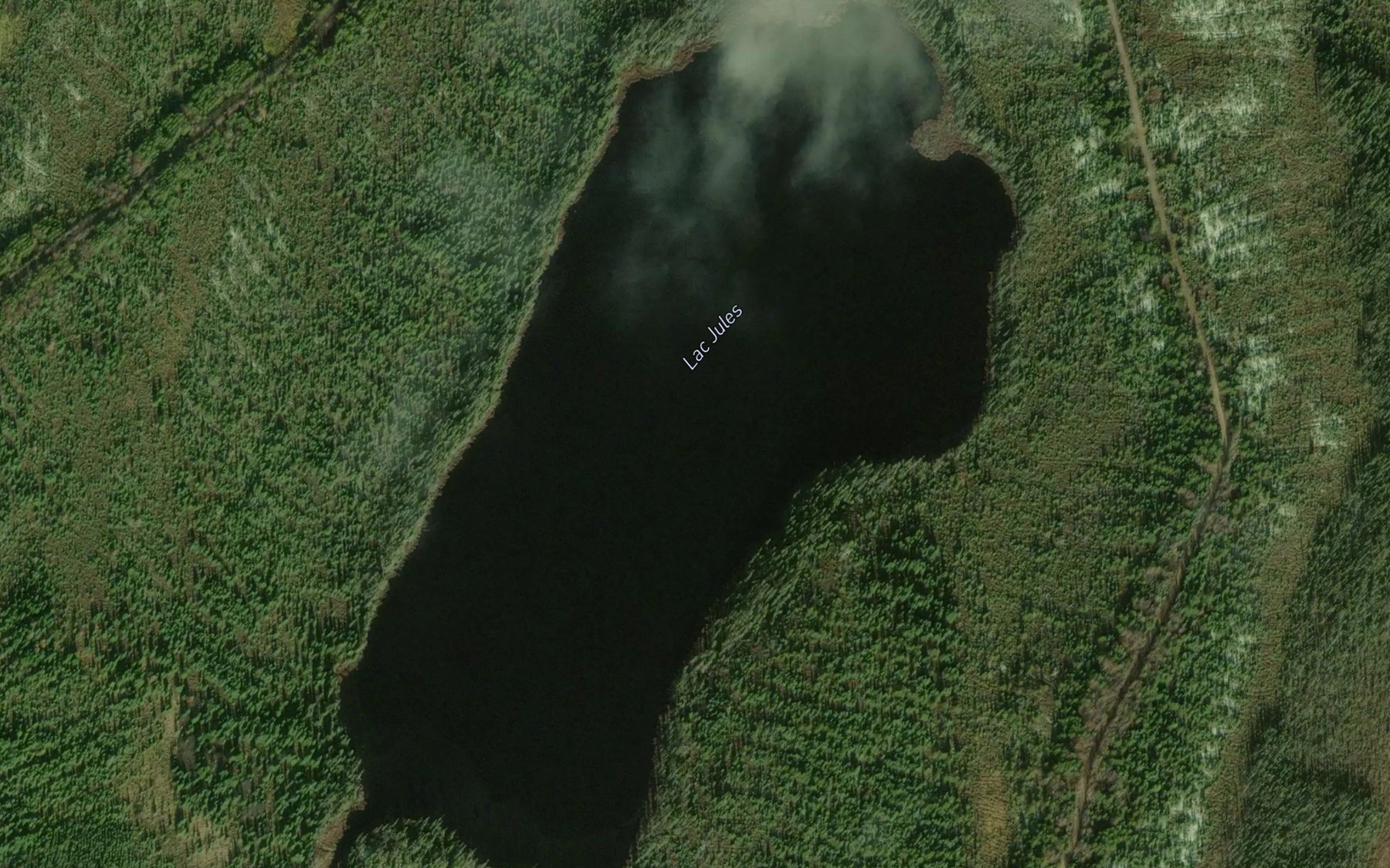 Satellite map of the Lac Jules
