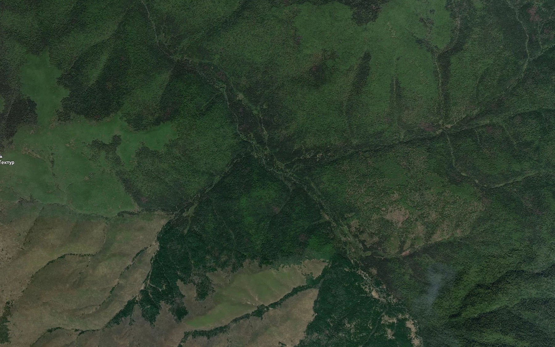 Satellite map of the Verkhniy