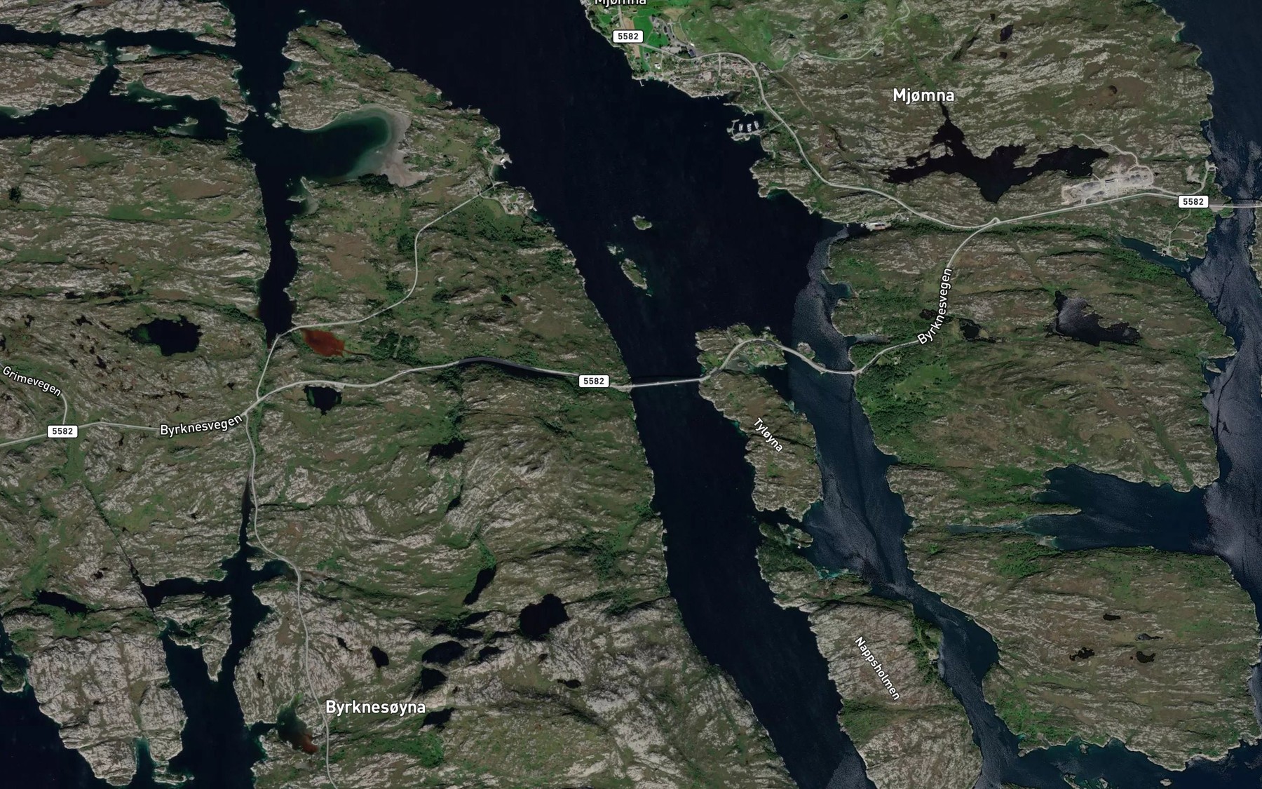 Satellite map of the Staurevika