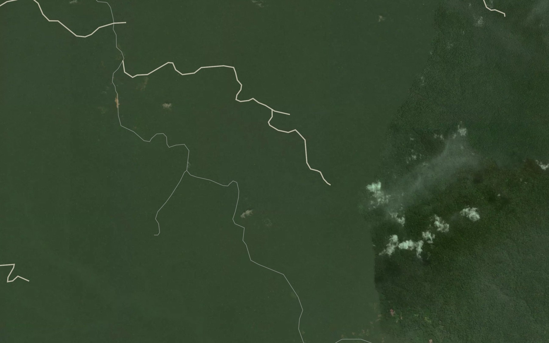 Satellite map of the Ngoualado