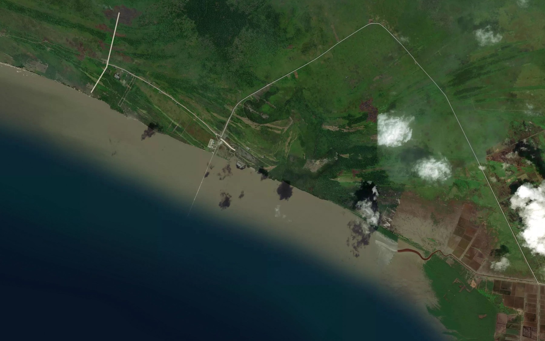 Satellite map of the Sungai Pasir Panjang