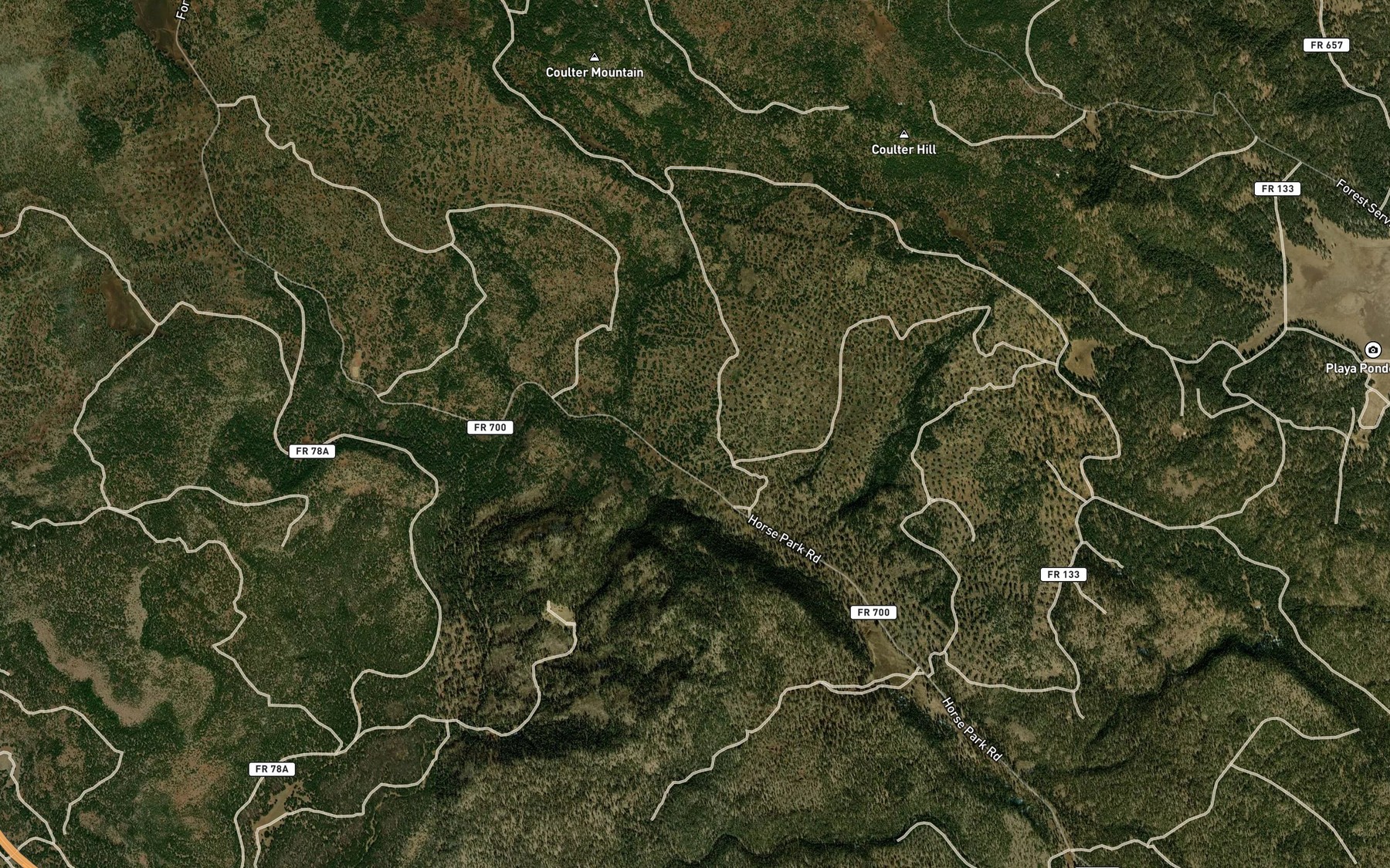 Satellite map of the Howard Spring