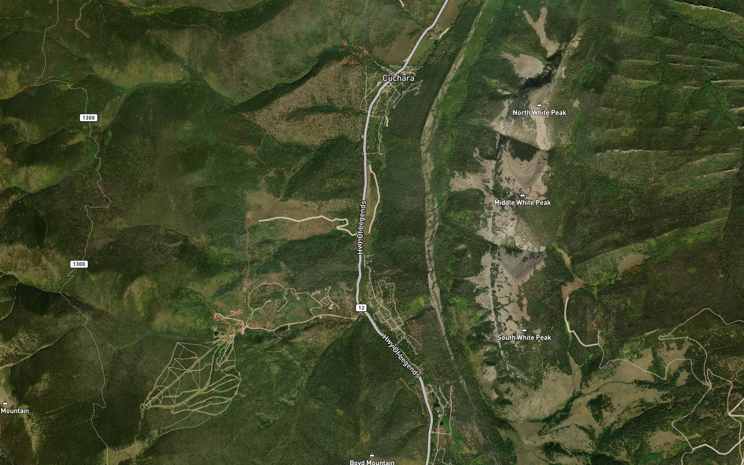 Hill Branch Cucharas River