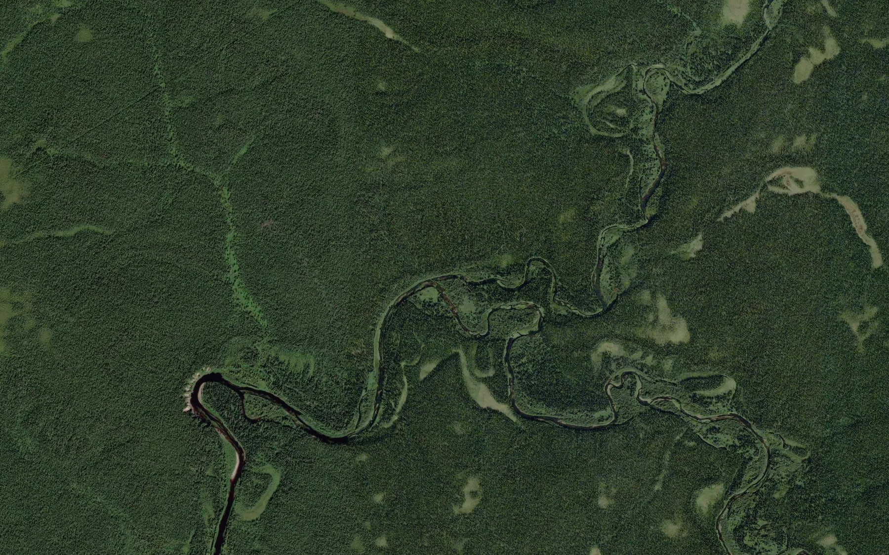 Satellite map of the Voyvozh