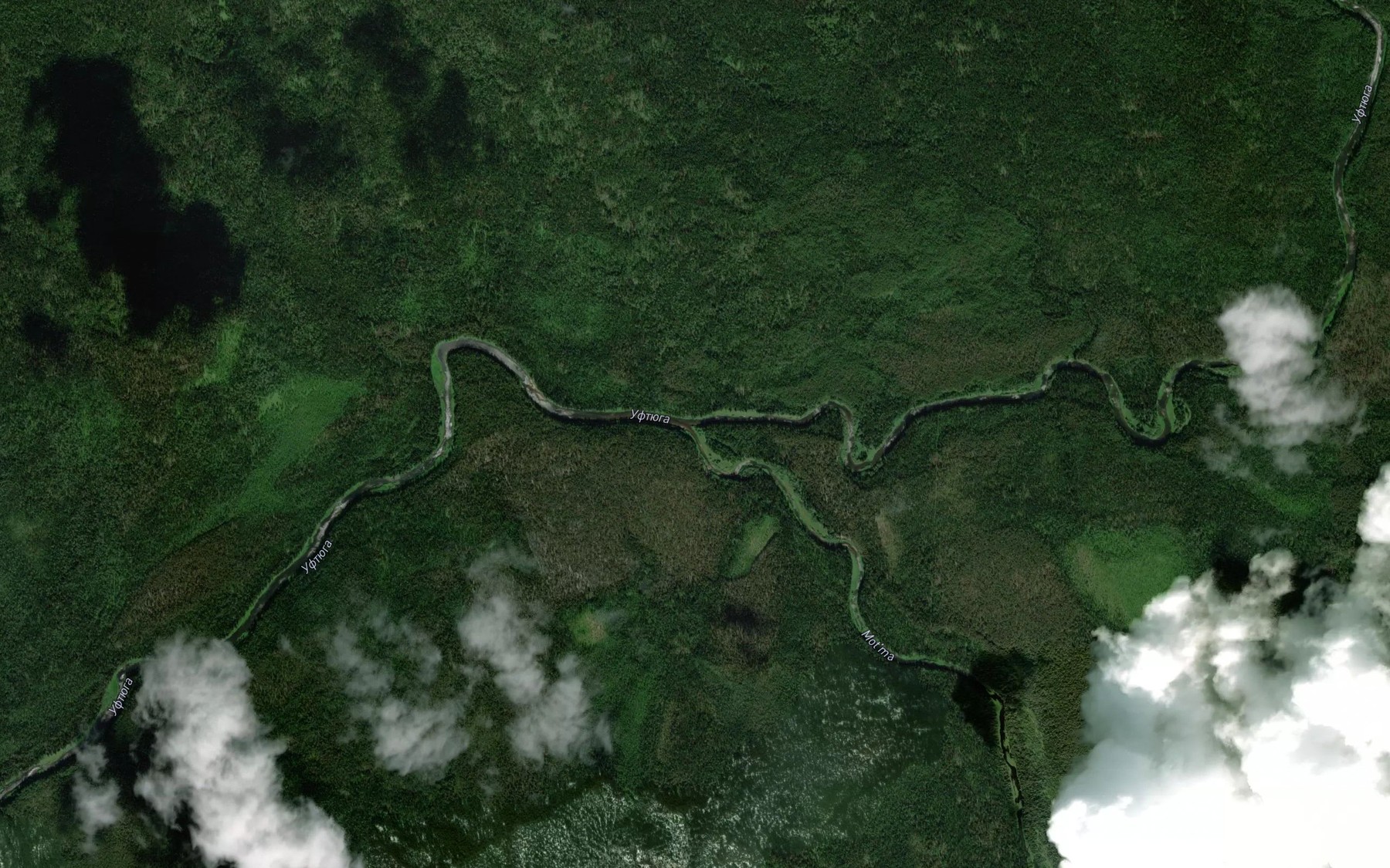 Satellite map of the Mot'ma