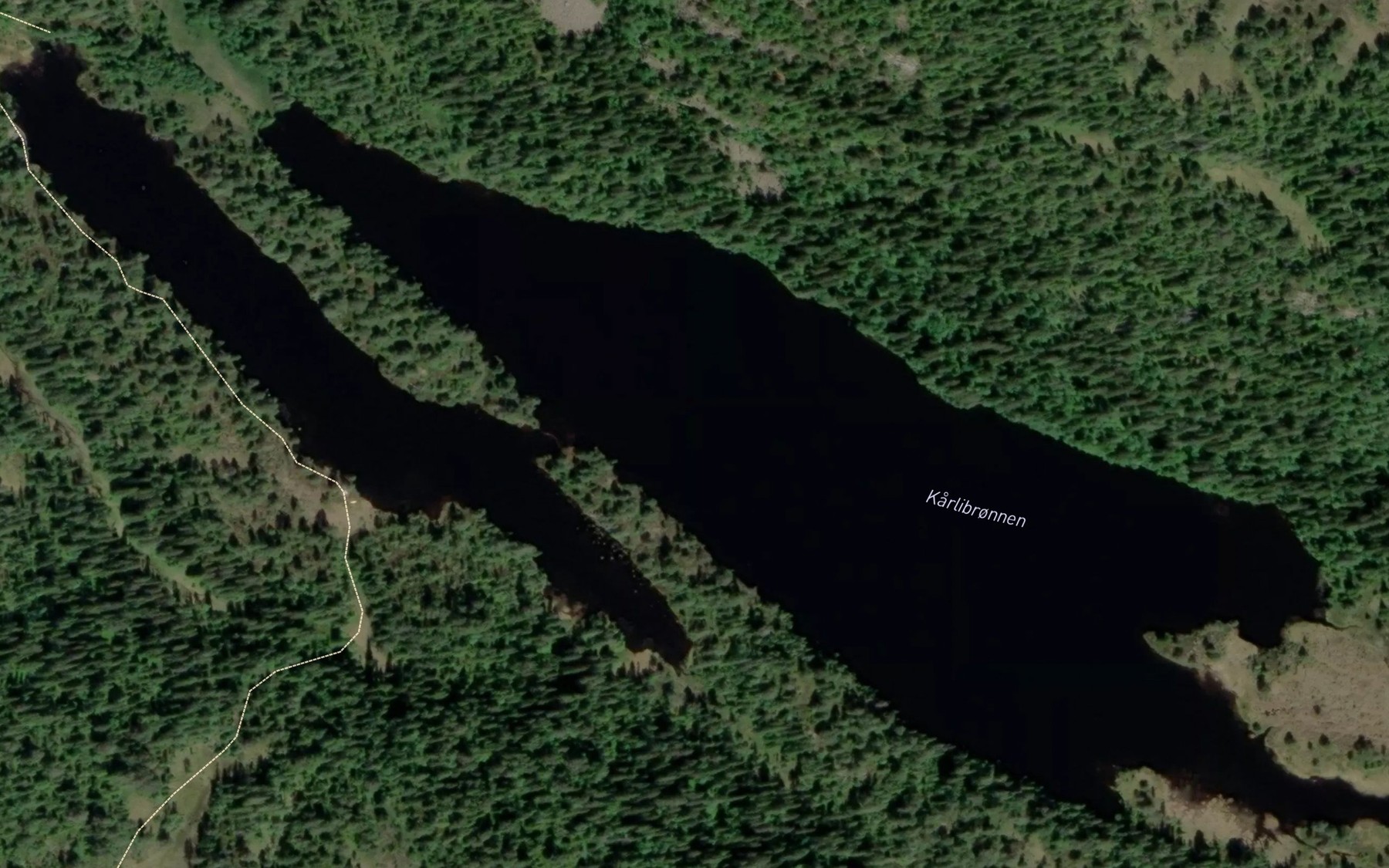 Satellite map of the Karlibronnen