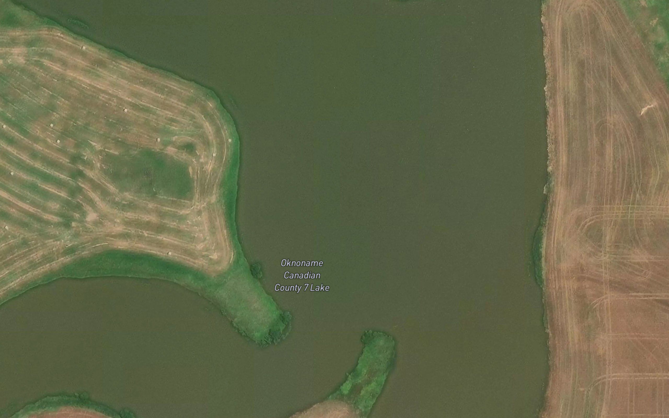 Oknoname Canadian County 7 Lake