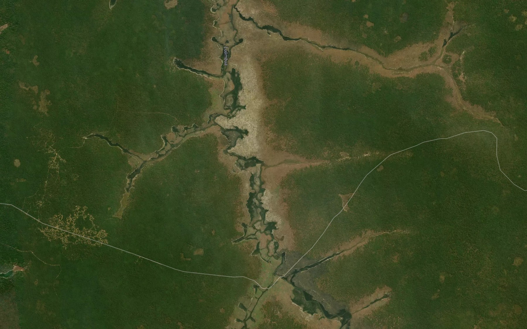 Satellite map of the Cacundji