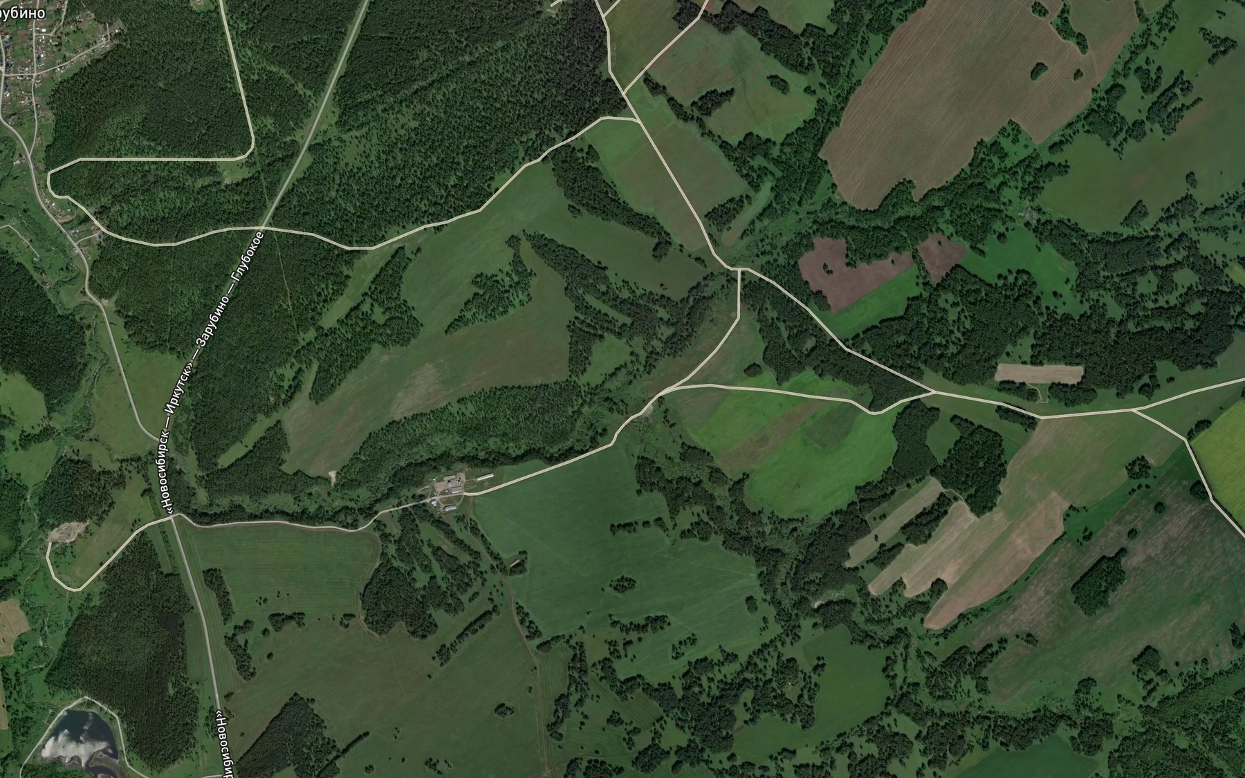 Satellite map of the Bol'shaya Sosnovka