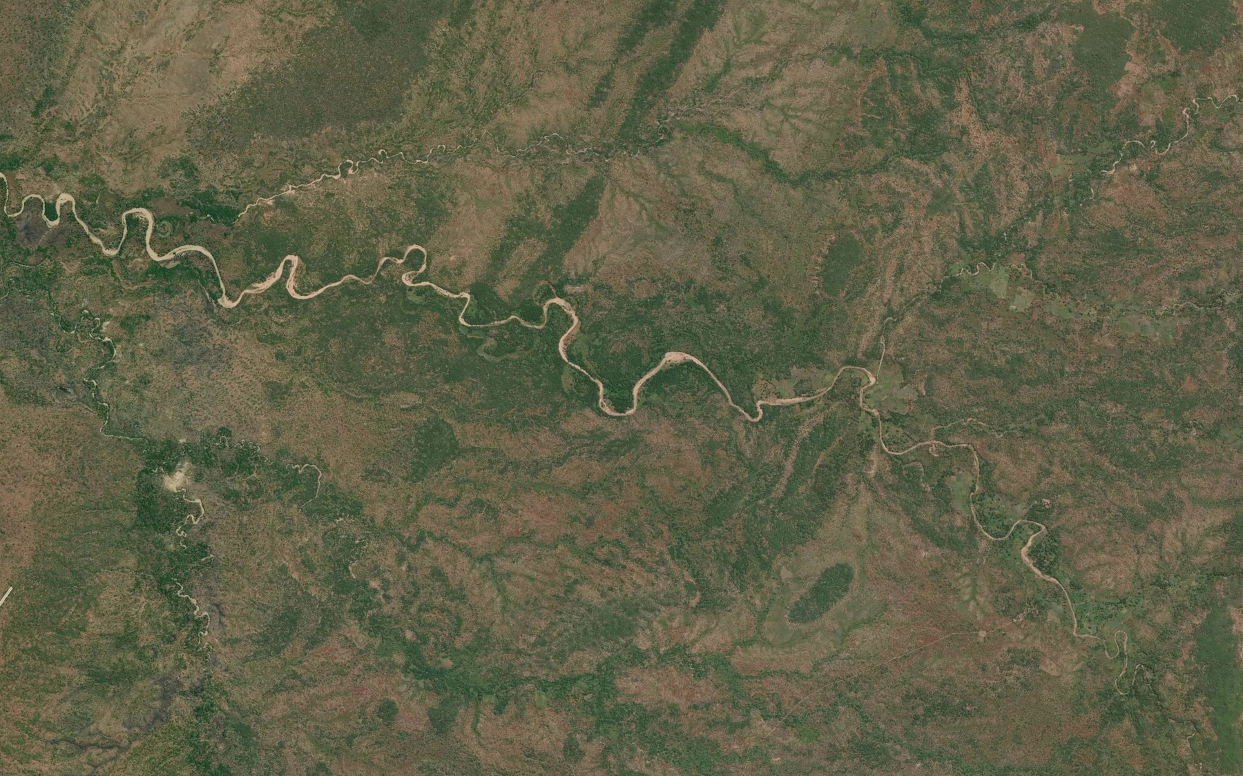 Satellite map of the Kalikuvu