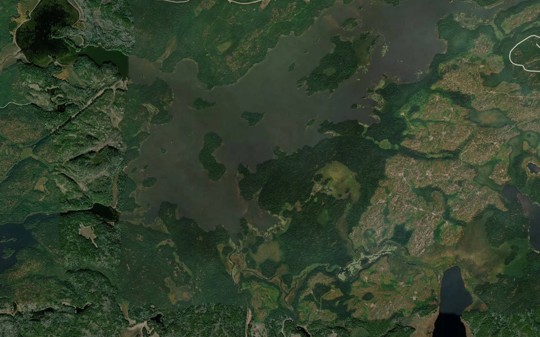 Satellite map of the Nemeibennuk Brook