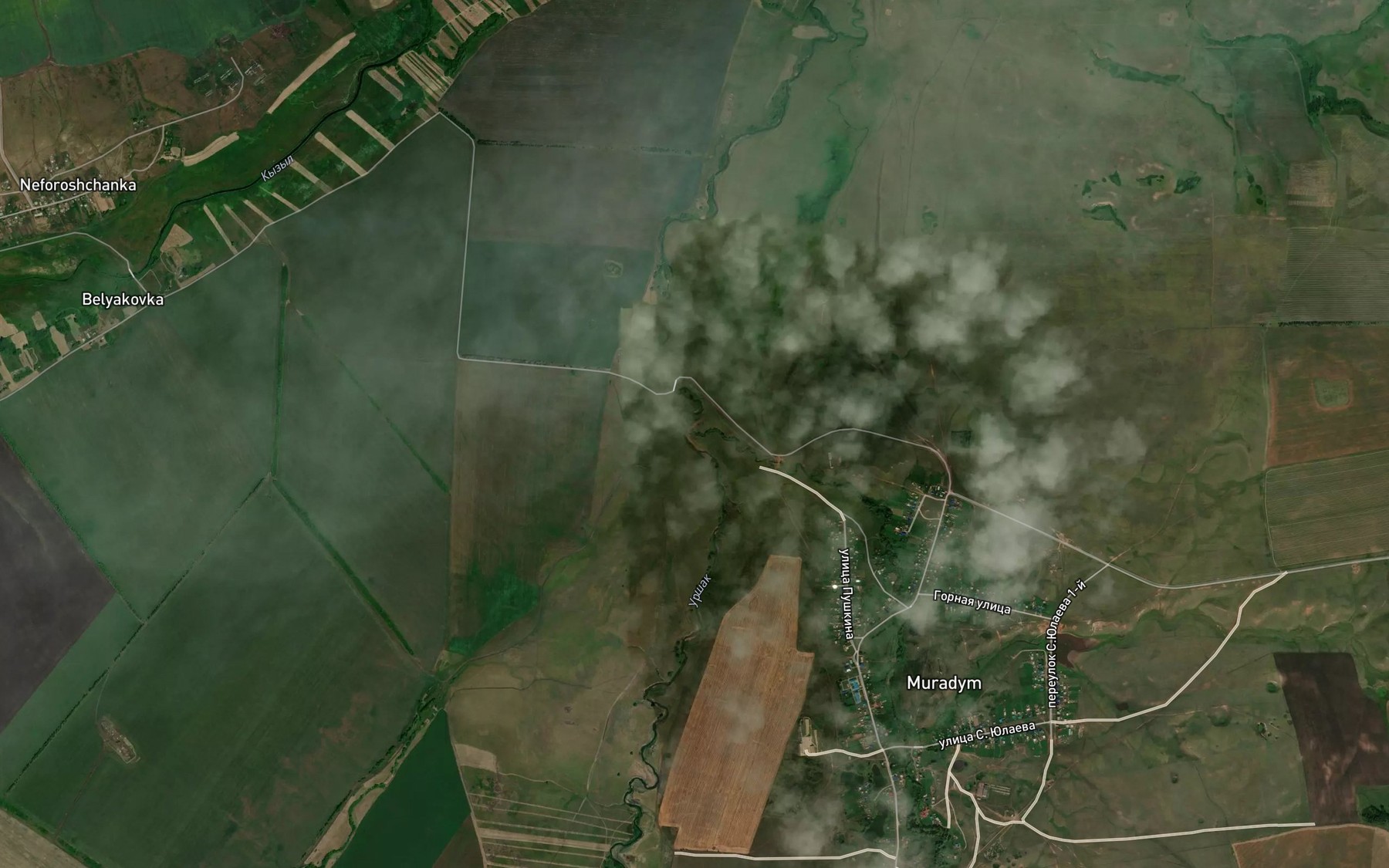 Satellite map of the Belyy Klyuch