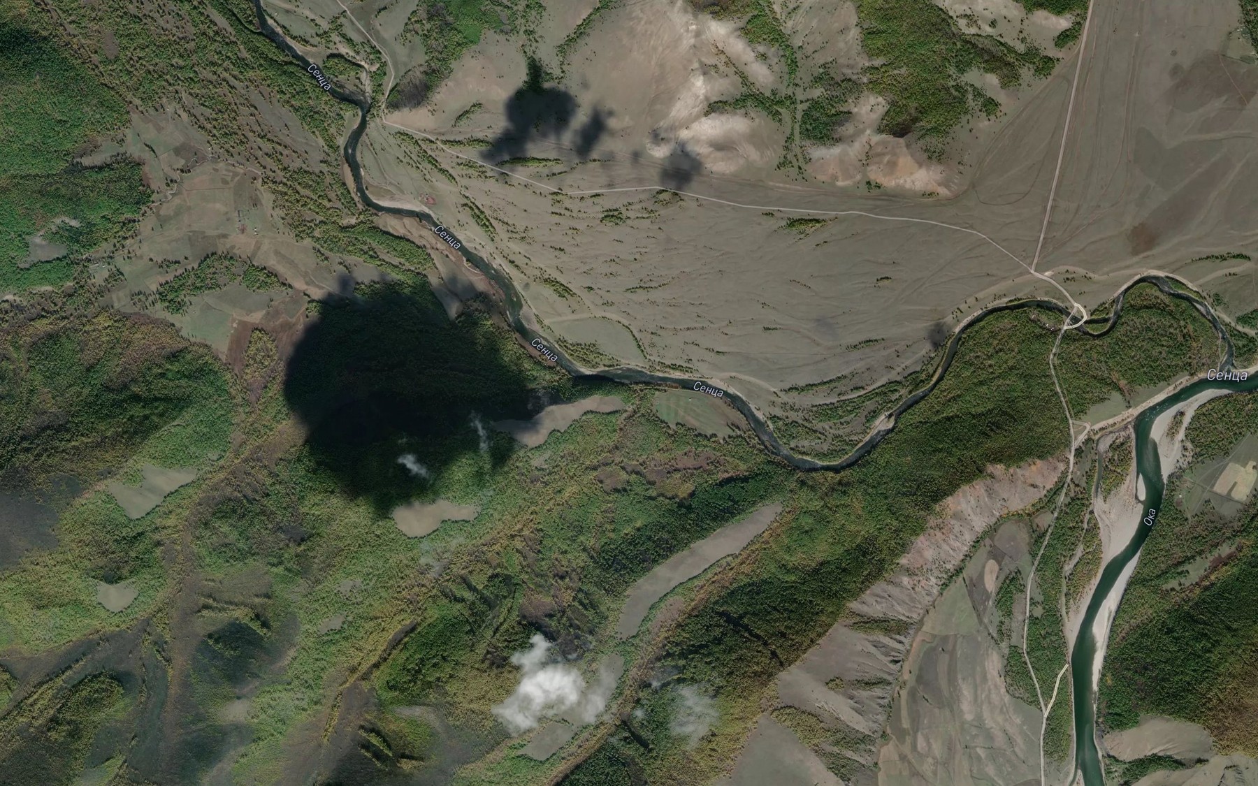 Satellite map of the Khosot
