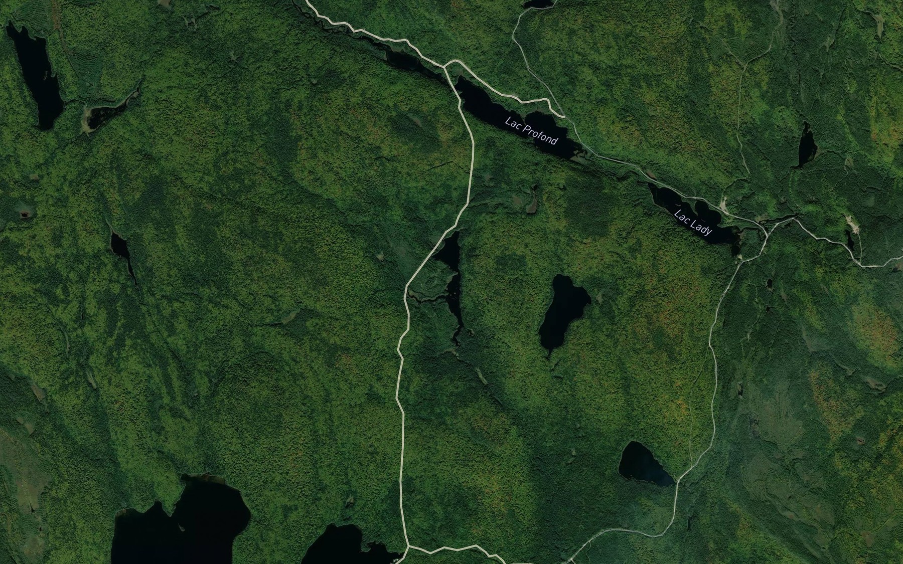 Satellite map of the Lac Kakiripinihikatek