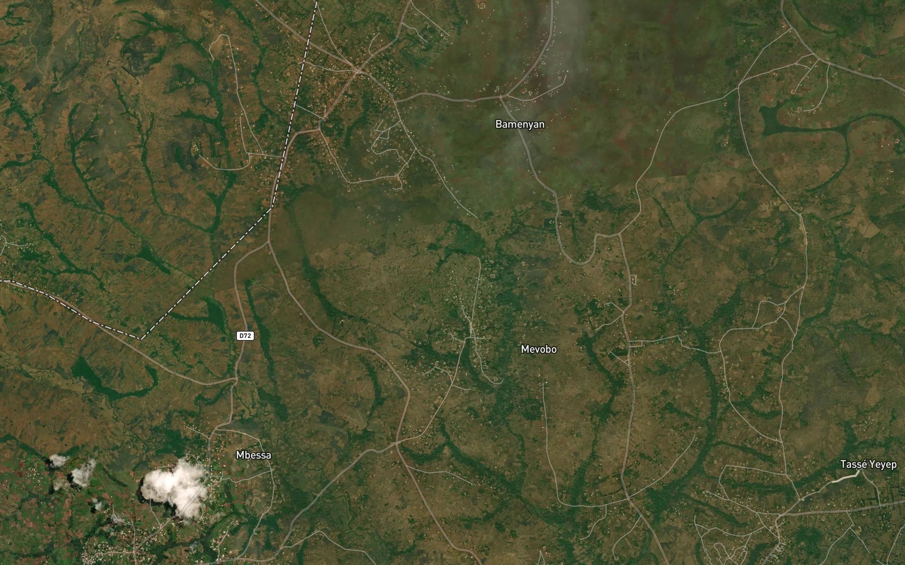 Satellite map of the Kouki