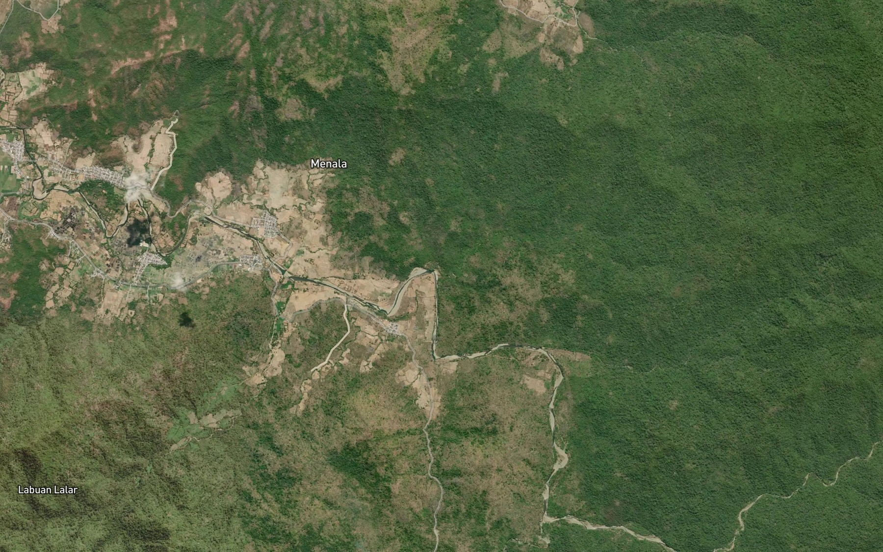 Satellite map of the Brang Betun