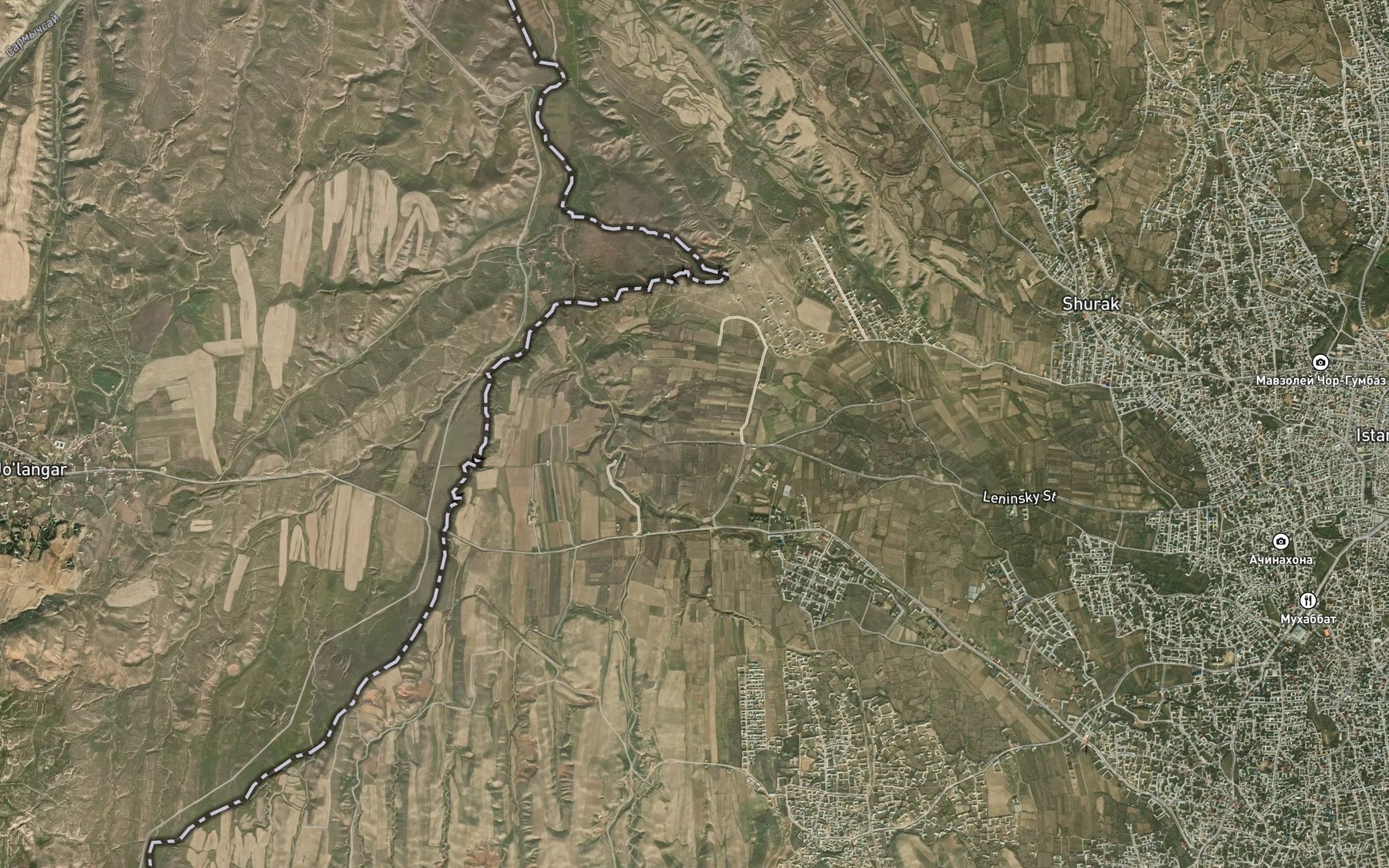 Satellite map of the Chasmai Havotogh
