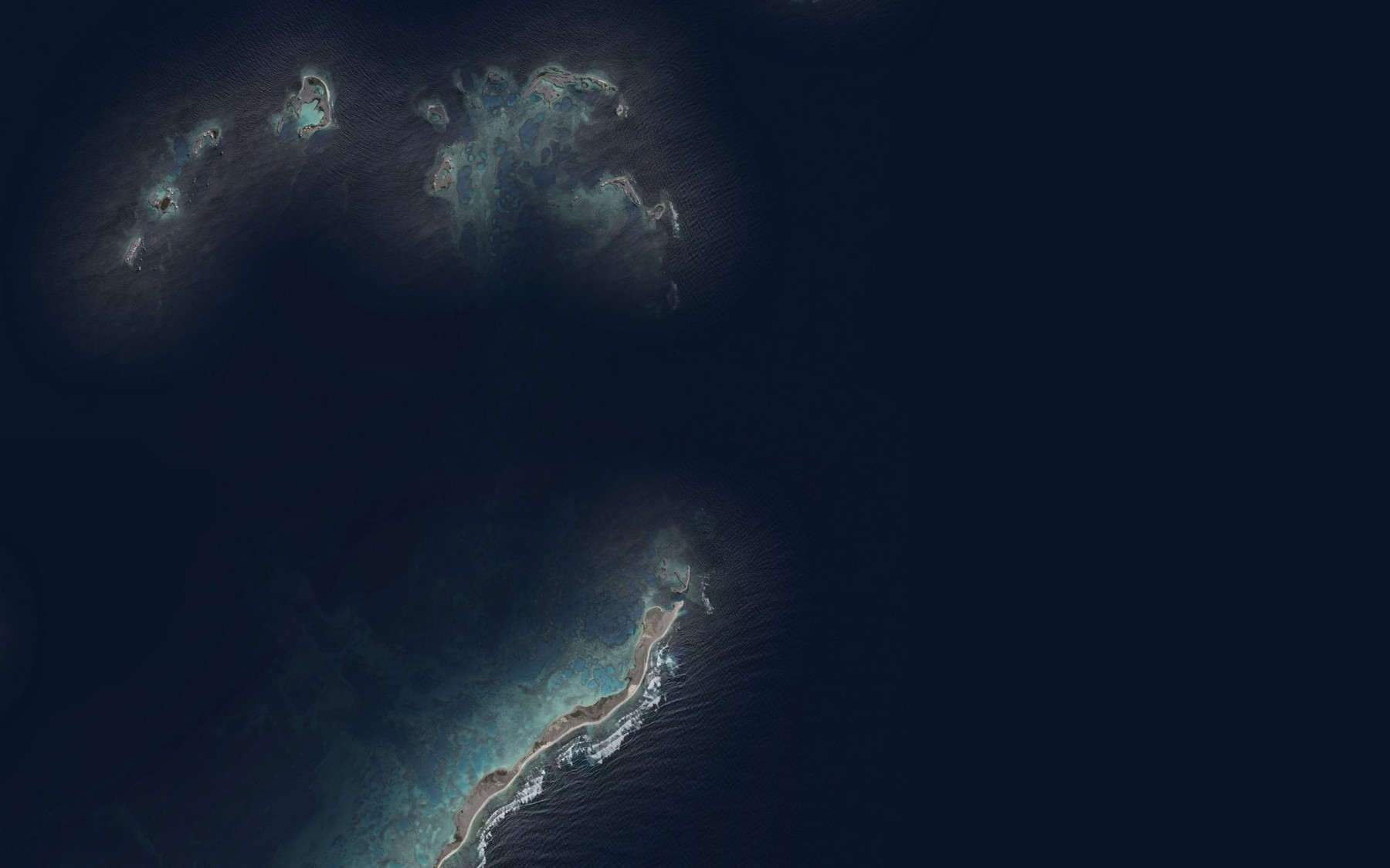 Satellite map of the Whales Bay