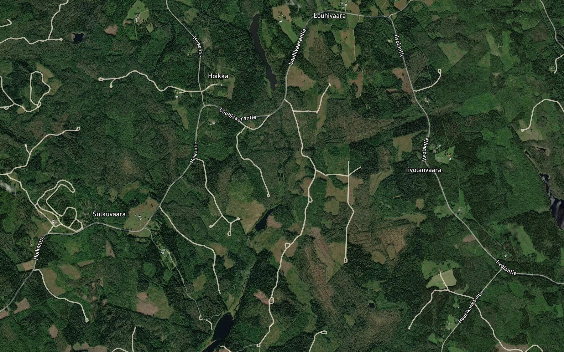 Satellite map of the Haukilampi