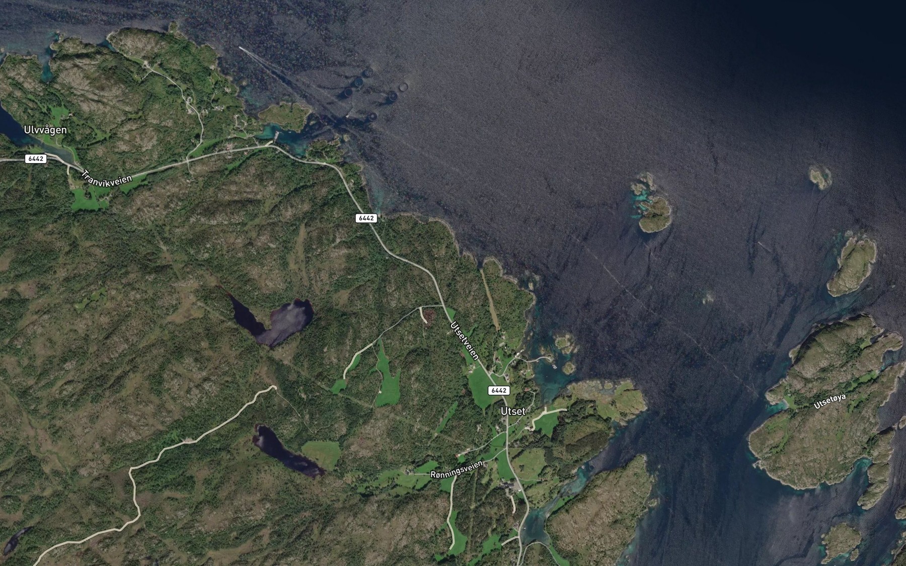 Satellite map of the Gronndalsbekken