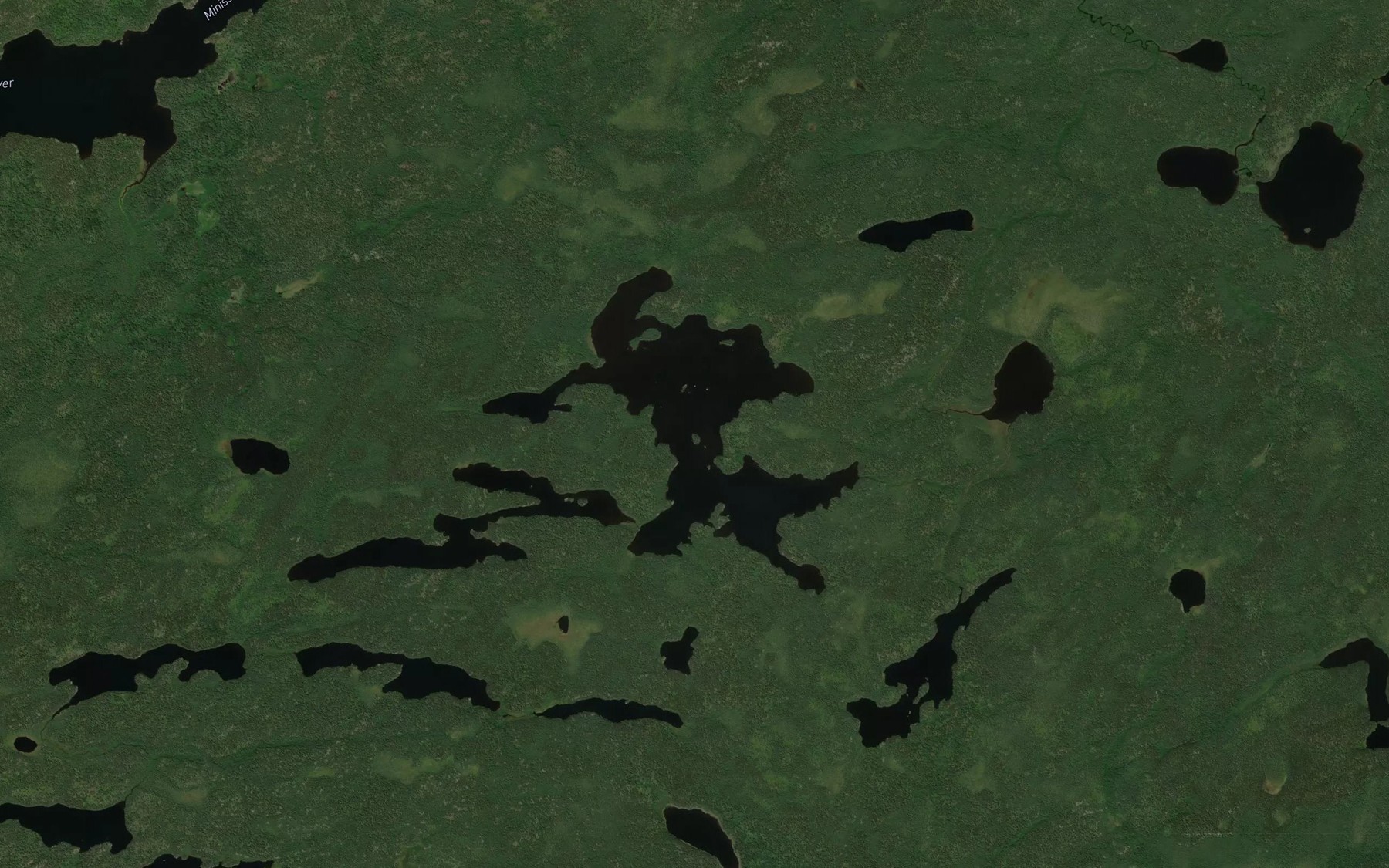 Satellite map of the Neil Lake