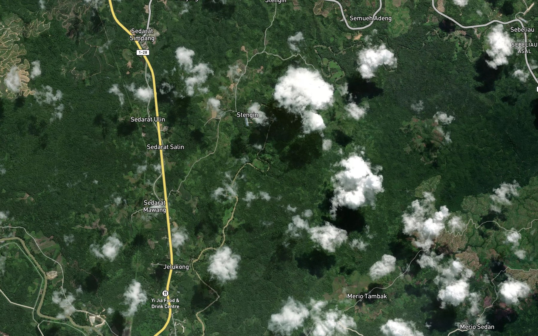 Satellite map of the Tanjung Tubu