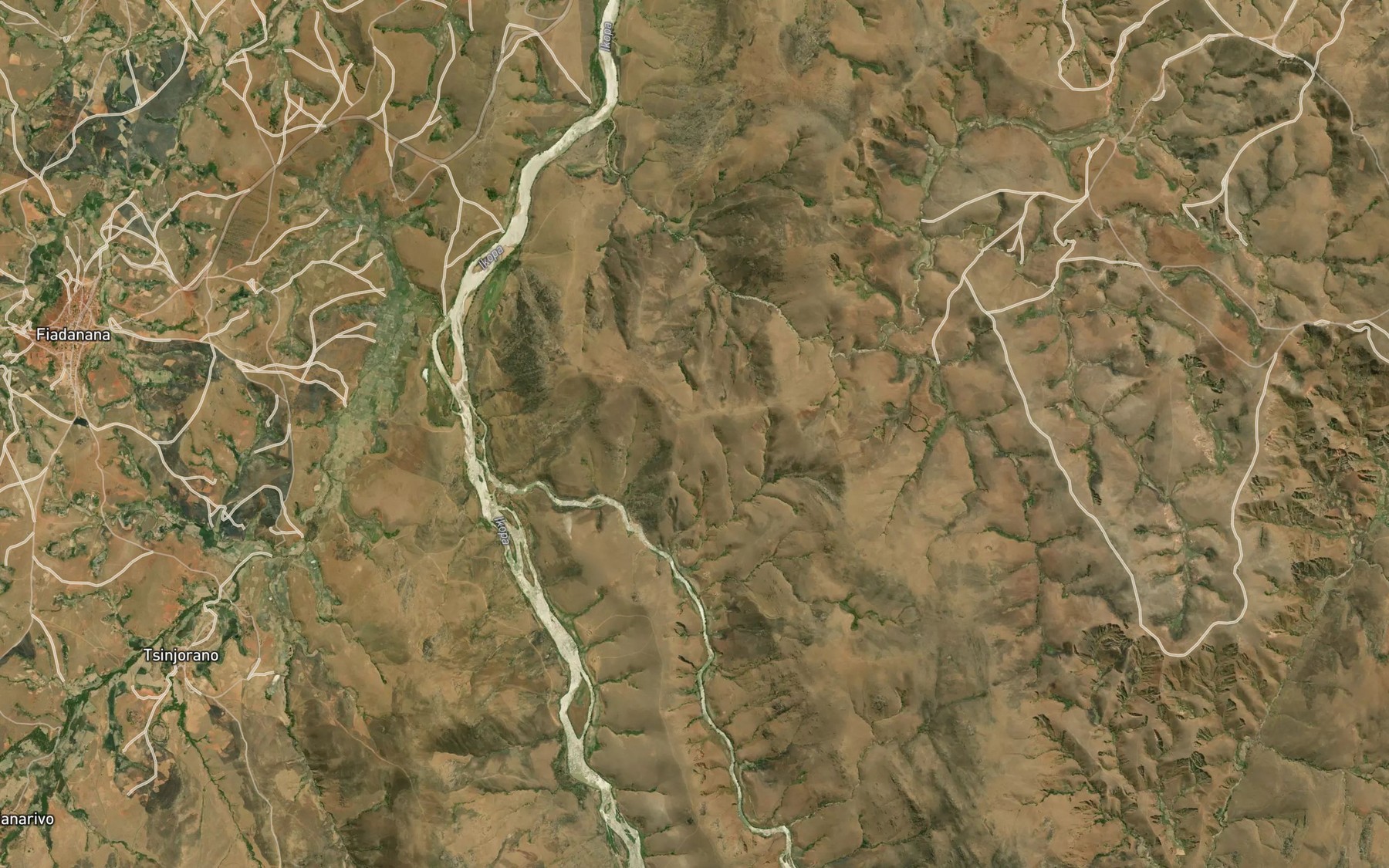 Satellite map of the Andranobe