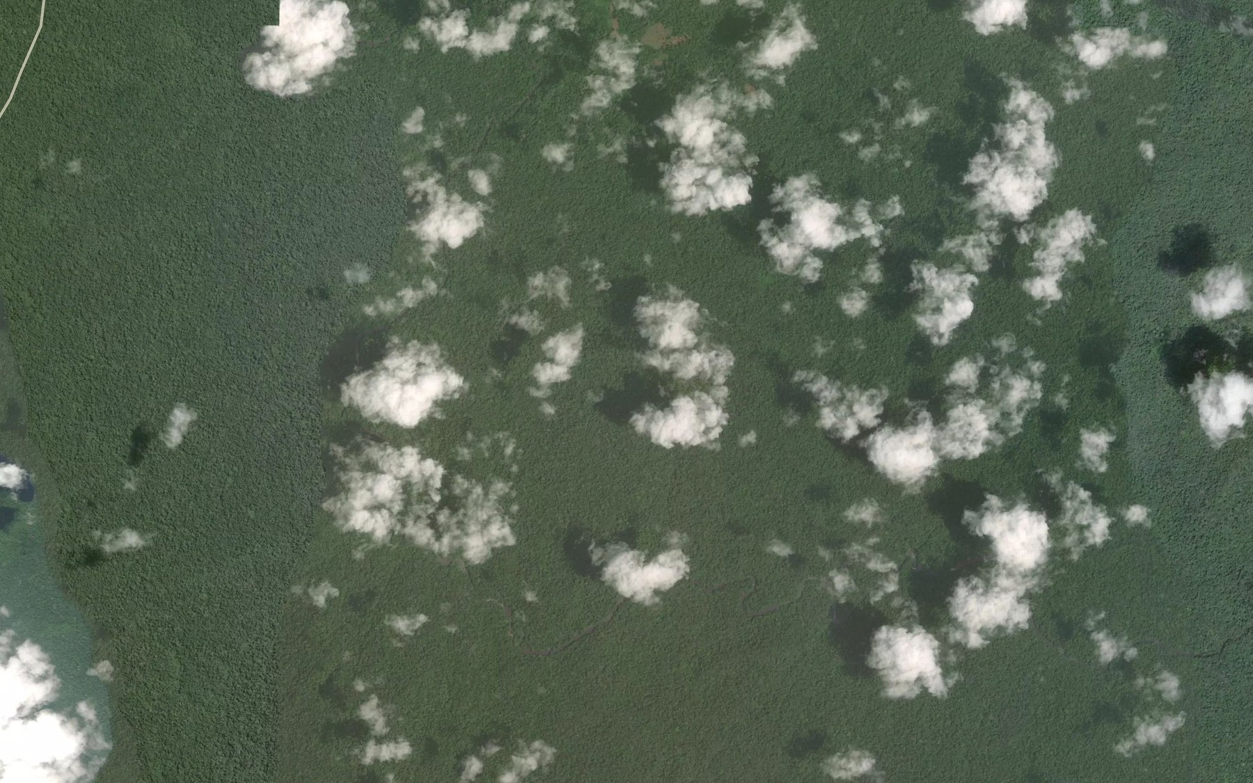 Satellite map of the Nsande