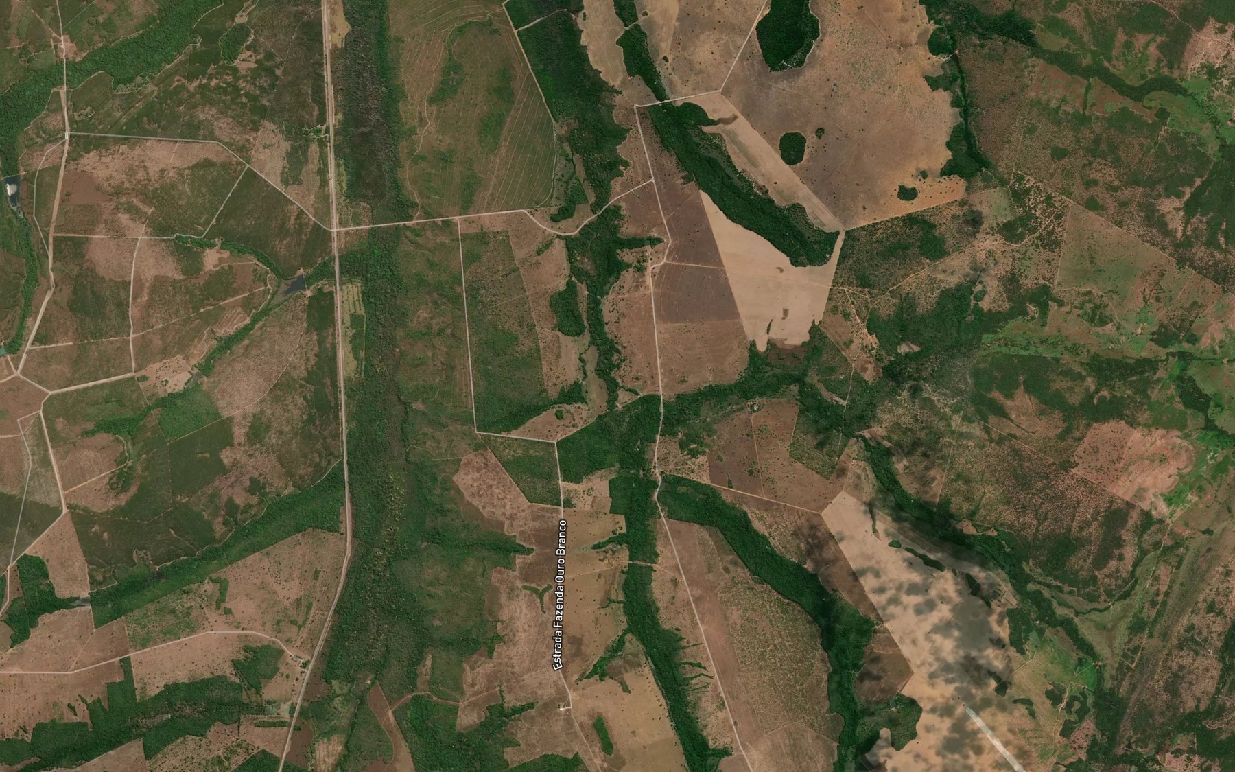 Satellite map of the Corrego Virada Grande