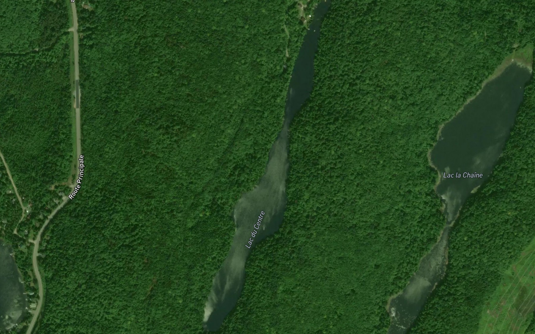 Satellite map of the Lac du Centre