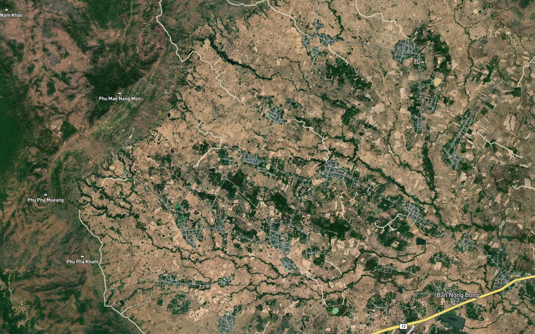 Satellite map of the Nong Saeng