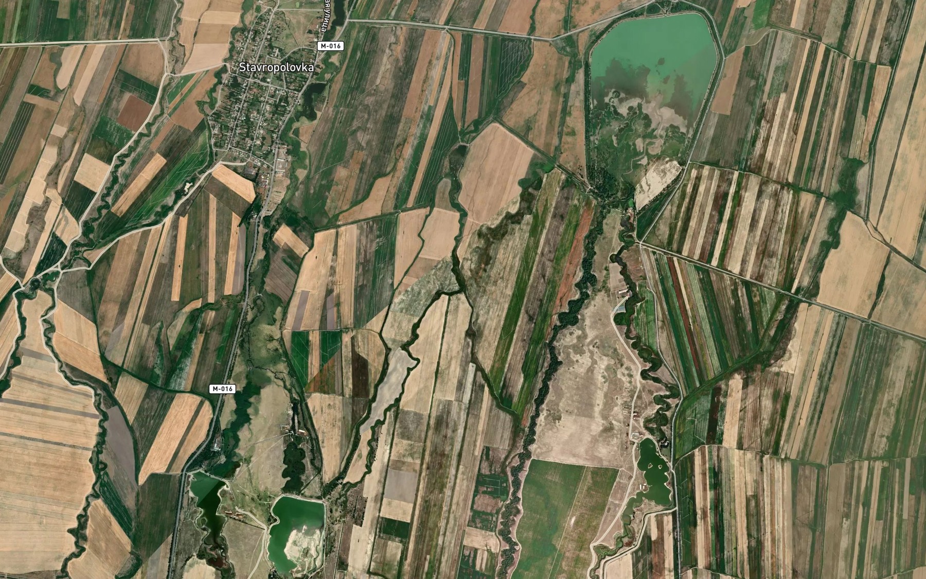 Satellite map of the Say-Dzheken