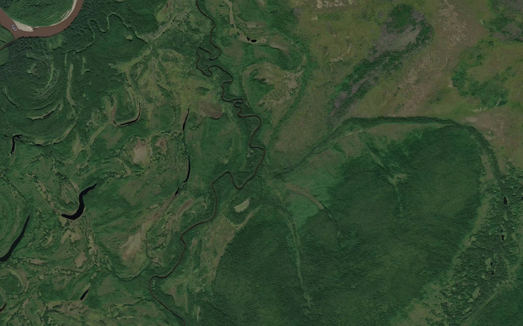 Satellite map of the Yaktan