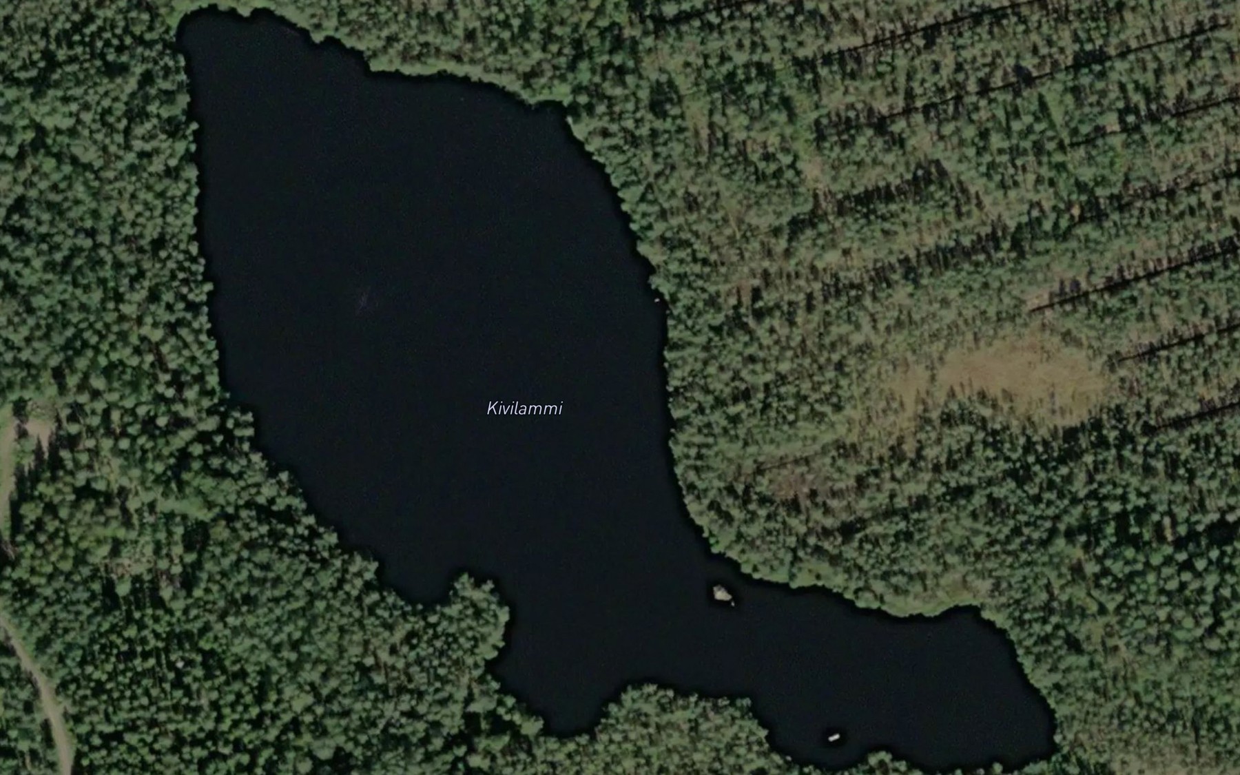Satellite map of the Kivilammi