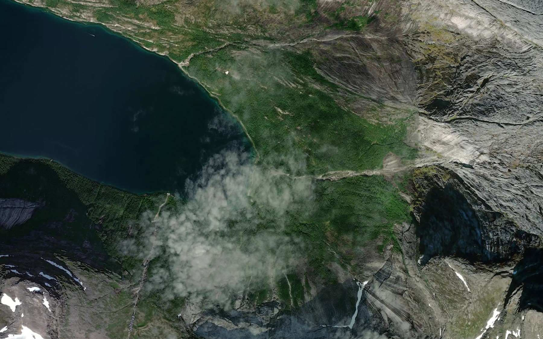 Satellite map of the Botnelva