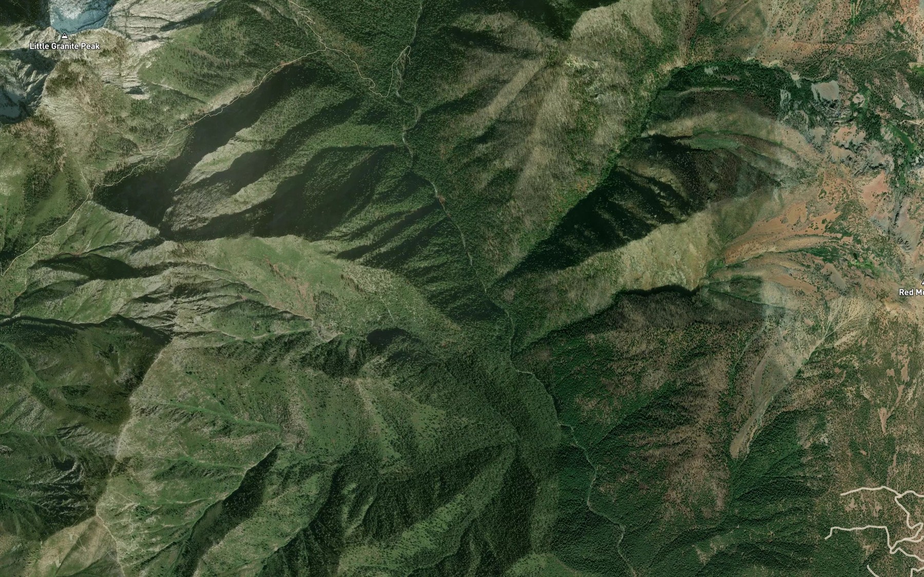 Satellite map of the Buckeye Ditch