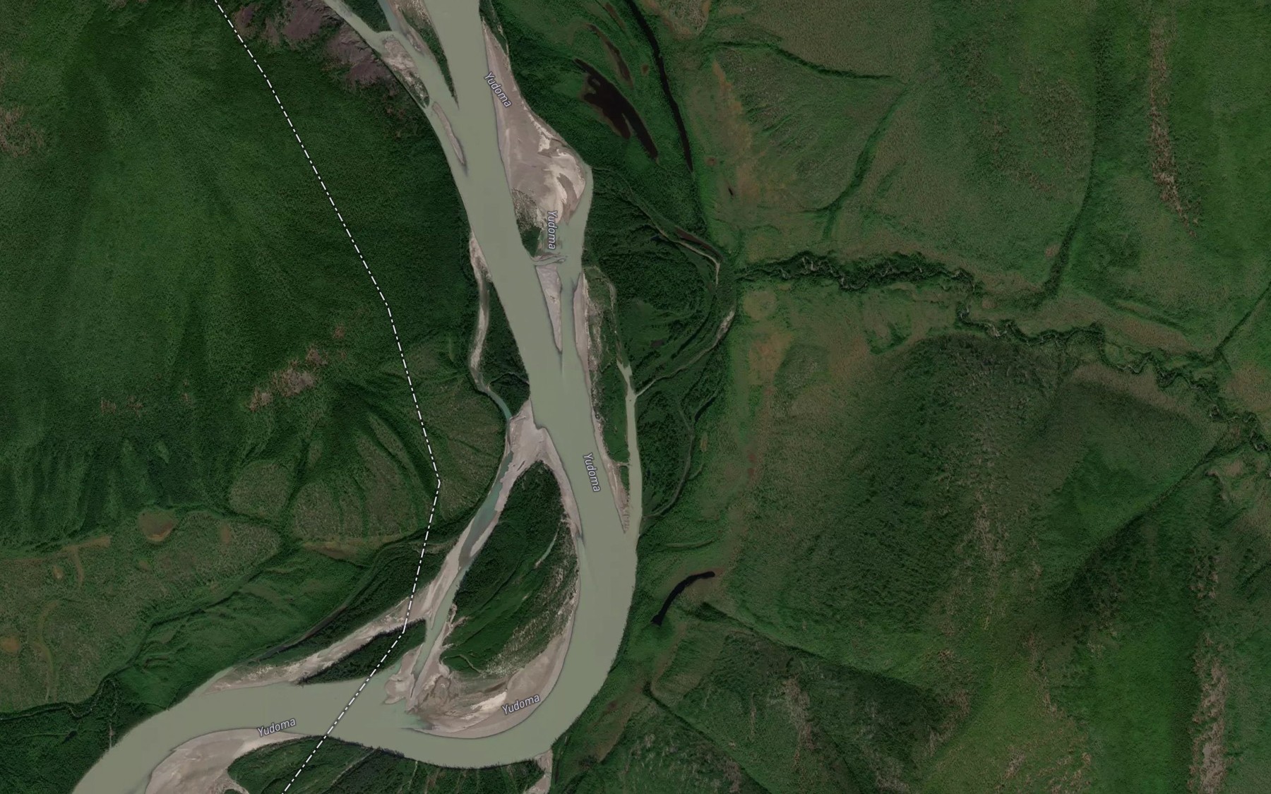 Satellite map of the Syrsakh