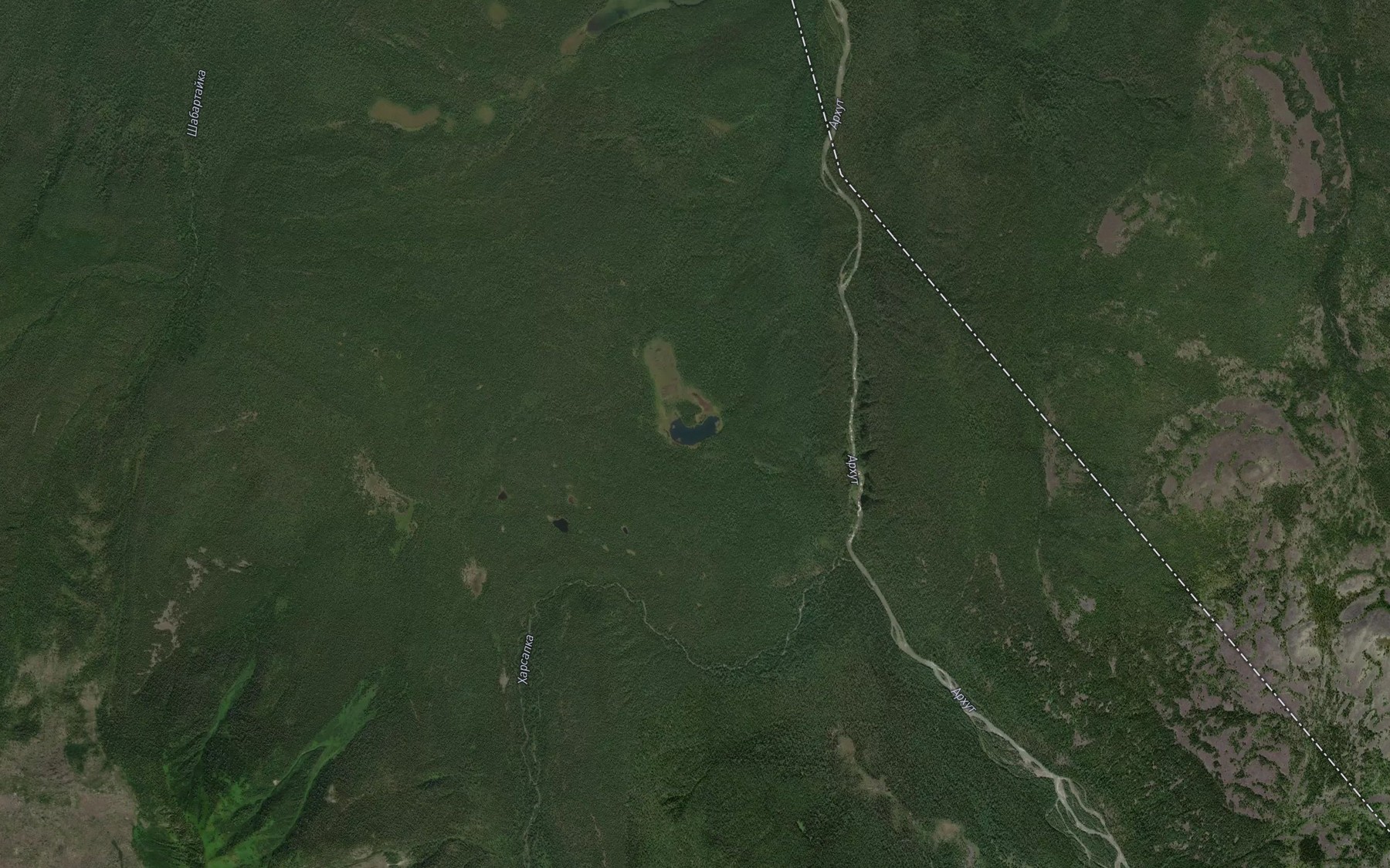Satellite map of the Ozero Boldokskoye