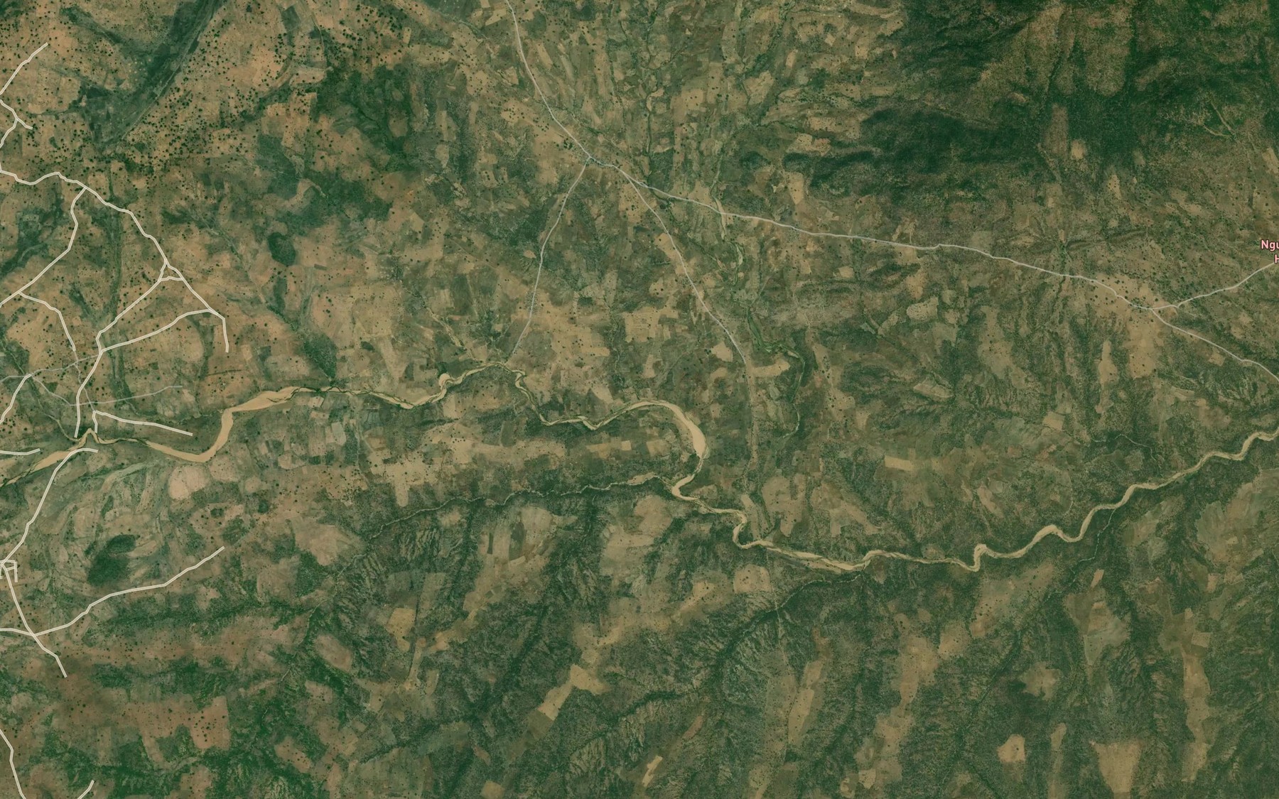 Satellite map of the RiverDerom