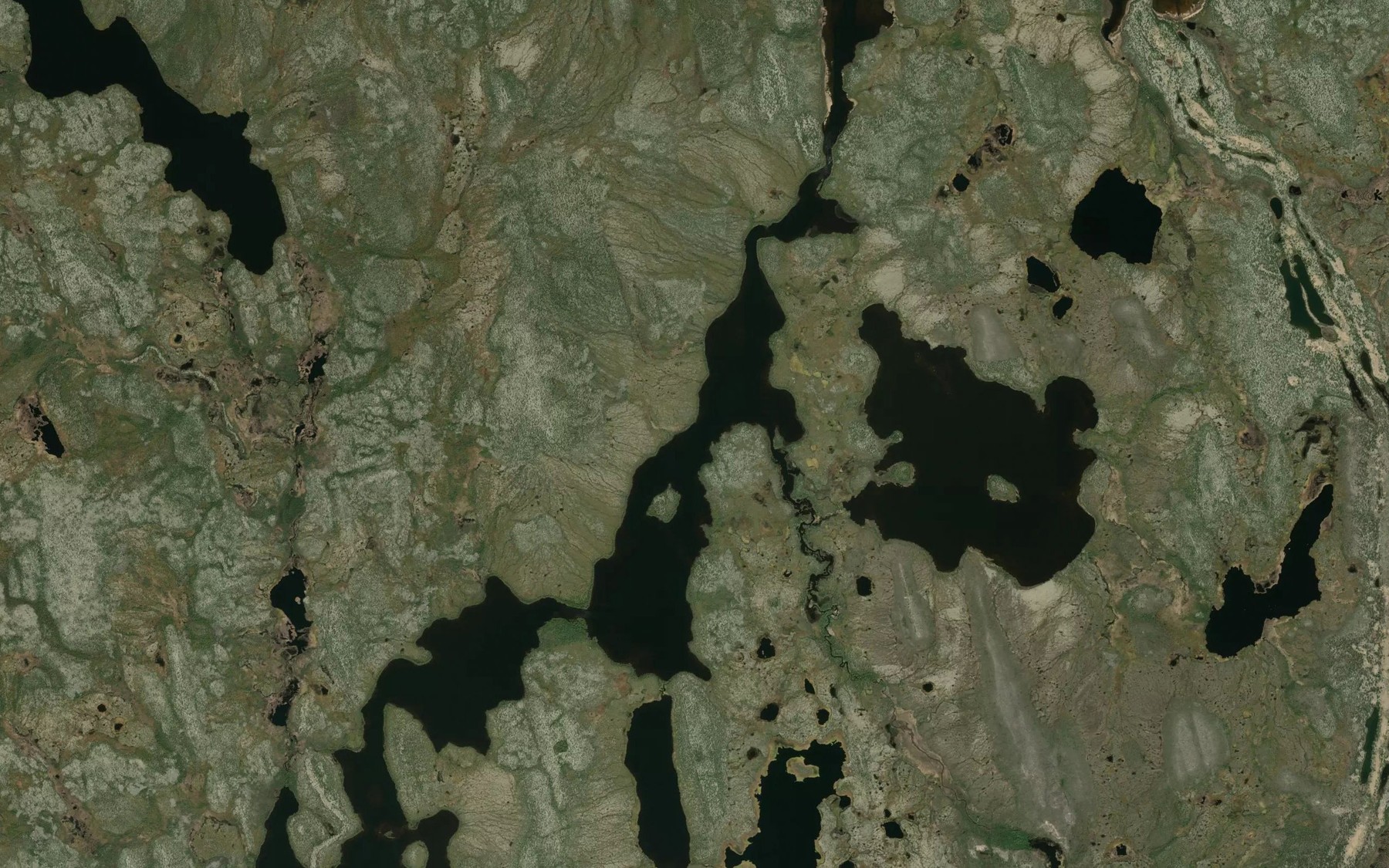 Satellite map of the Koscielski Lake